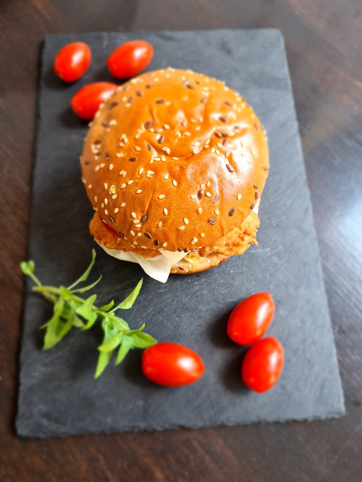 Crispy burger